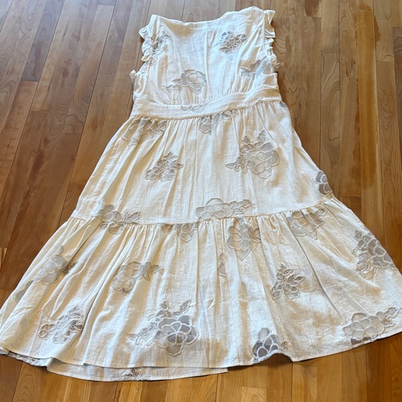 CAbi Cream Floral Midi Dress - Picture 11 of 11